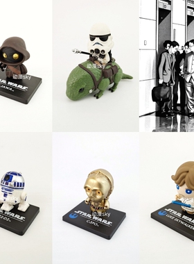 万代星球大战扭蛋沙兵湿背兽卢克贾瓦人R2D2C3PO玩具公仔摆件收藏