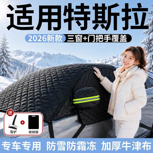 【特斯拉】汽车三窗遮雪挡