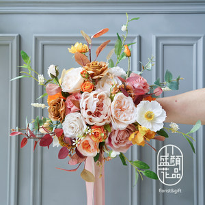 仿真花秋牡丹价格 仿真花秋牡丹图片 星期三