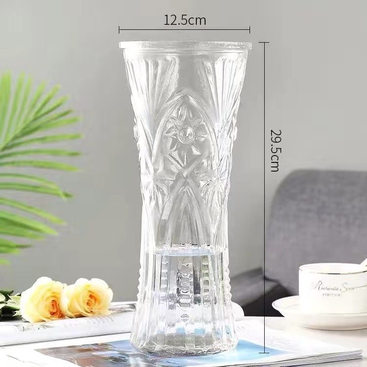 直播花瓶玻璃透明水养客厅摆件鲜花插花瓶北欧ins 简约富贵竹干花,鲜花速递/花卉仿真/绿植园艺,时令草本花卉,淘宝优惠券,粉丝福利购,淘宝优惠卷