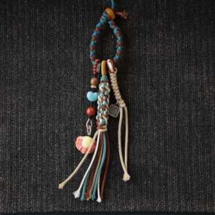 藏风包挂根付象神搭配菱镁矿爱心三七银配饰玛瑙跑环手工diy手串