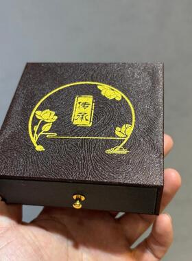 复古中式传承丝绒可抽拉礼品盒手链手串吊坠核桃文玩袋专拍