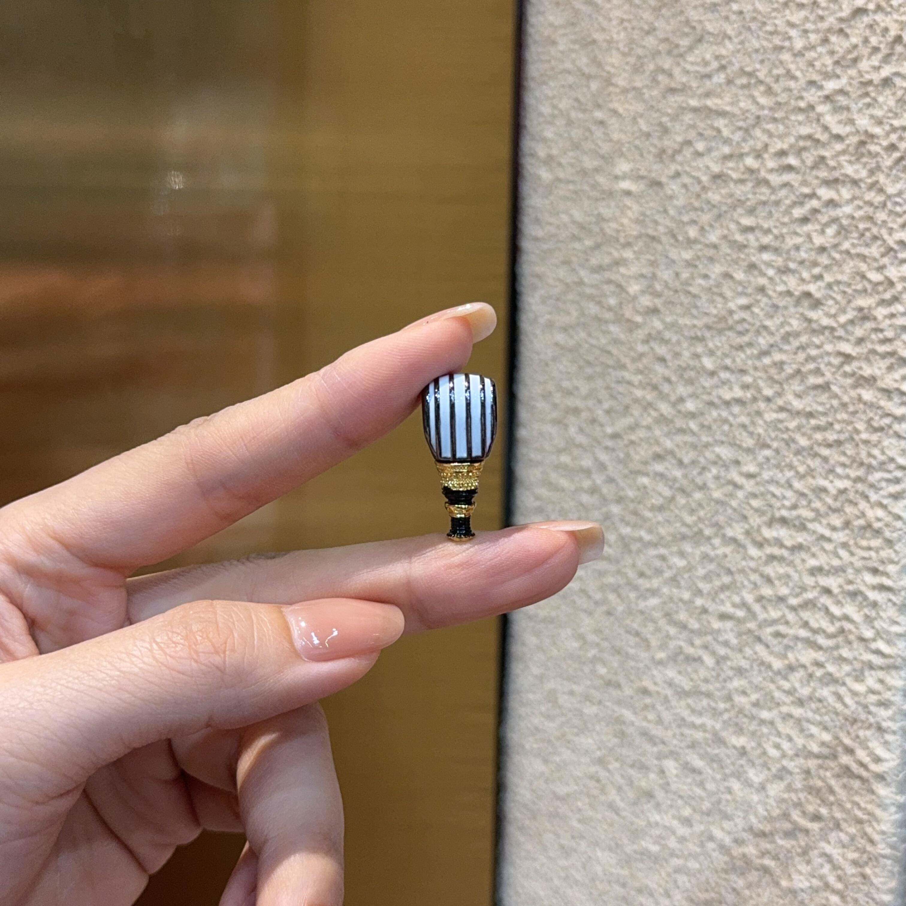 纯铜滴油斑马纹三通diy配件手工手绳项链文玩佛珠挂件手串配饰品