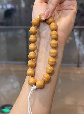 猴头葫芦手持单圈手链手串文玩盘玩佛珠雕刻念珠百搭盘玩配饰品