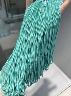 菱镁矿2mm小米珠diy配件手工编织手绳项链文玩佛珠时尚配饰品隔珠