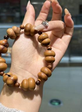 精品雷击木葫芦手链文玩手串时尚饰品佛珠手串简约百搭男女款