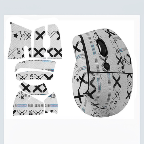 适用罗技LIFT鼠标防滑贴吸汗贴纸侧裙MX Vertica贴全包围保护膜