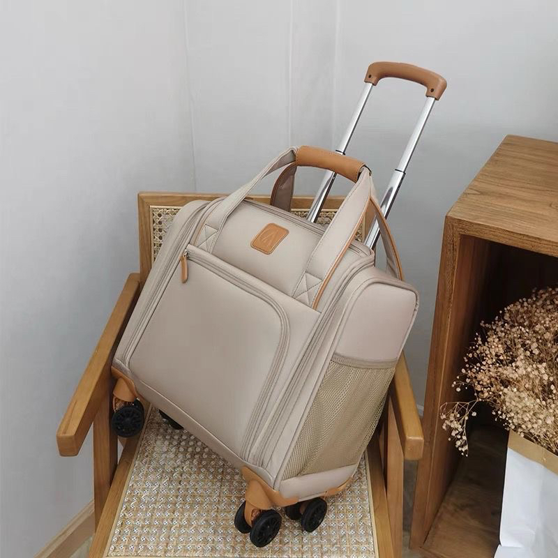 2025新款16寸手提拉杆包旅行包女轻便行李箱男小型登机皮箱旅行箱
