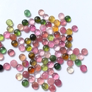 非全净体 圆6戒指耳钉吊坠 小圆圆 天然巴西彩色碧玺裸石戒面圆5