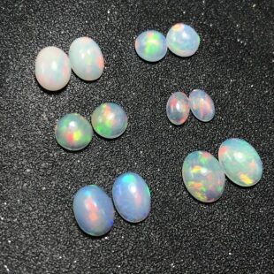 耳钉料!天然欧泊裸石戒面非洲欧珀澳宝镶嵌戒指吊坠耳饰一物一图