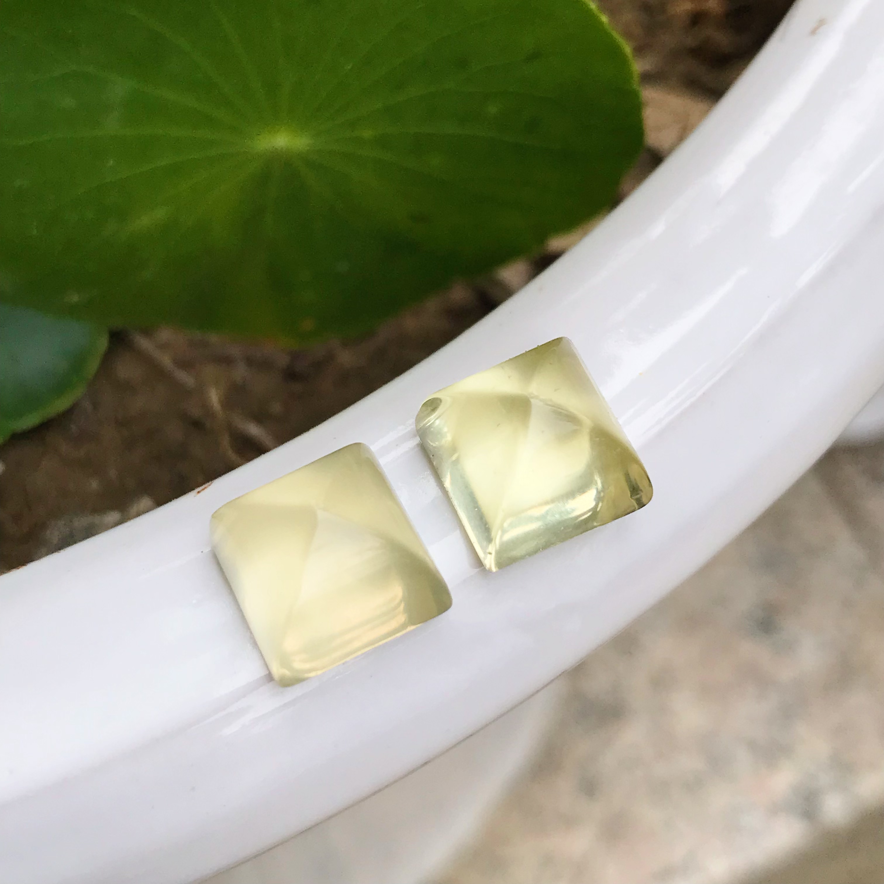 天然黄水晶绕线镶嵌戒指吊坠