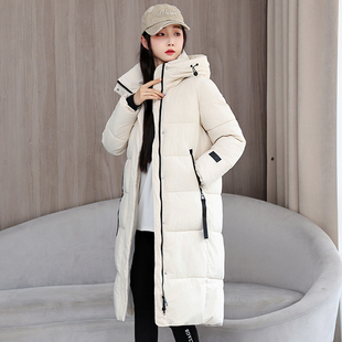 羽绒棉衣加厚防寒棉袄外套男女款 2025新款 棉服女中长款 冬季