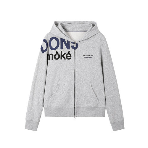 【侧肩标语】DONSMOKE正肩连帽卫衣休闲多色情侣帽衫外套