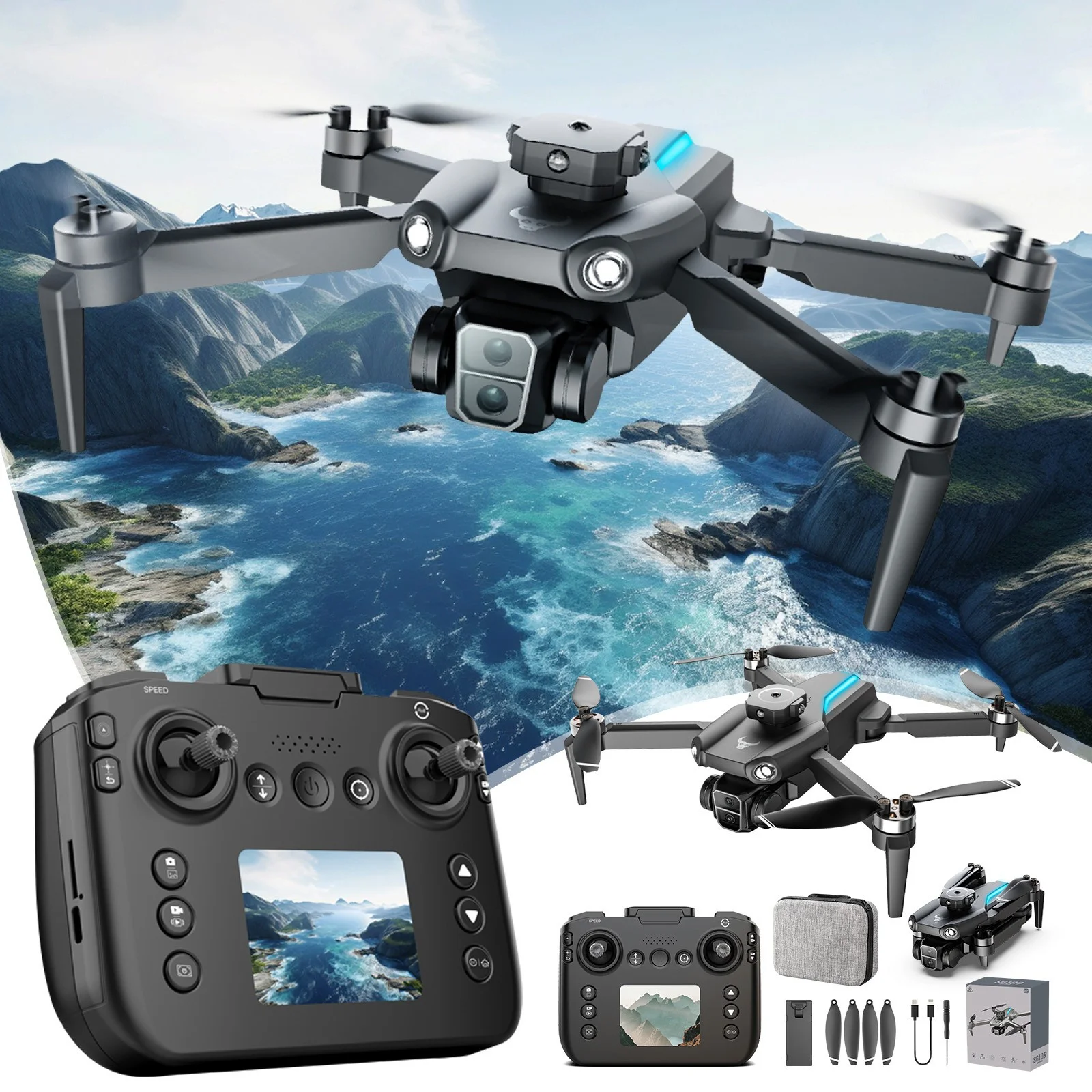 2025新款兽SG109PRO MAX智能避障无人机无刷电机专业级高清航拍