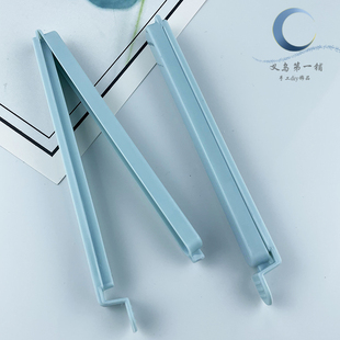 手工diy非遗绒花工具塑料封口夹固定压绒夹子绒花头饰品发簪材料