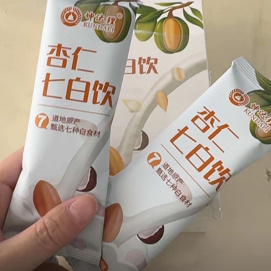 杏仁七白饮养生冲饮即食