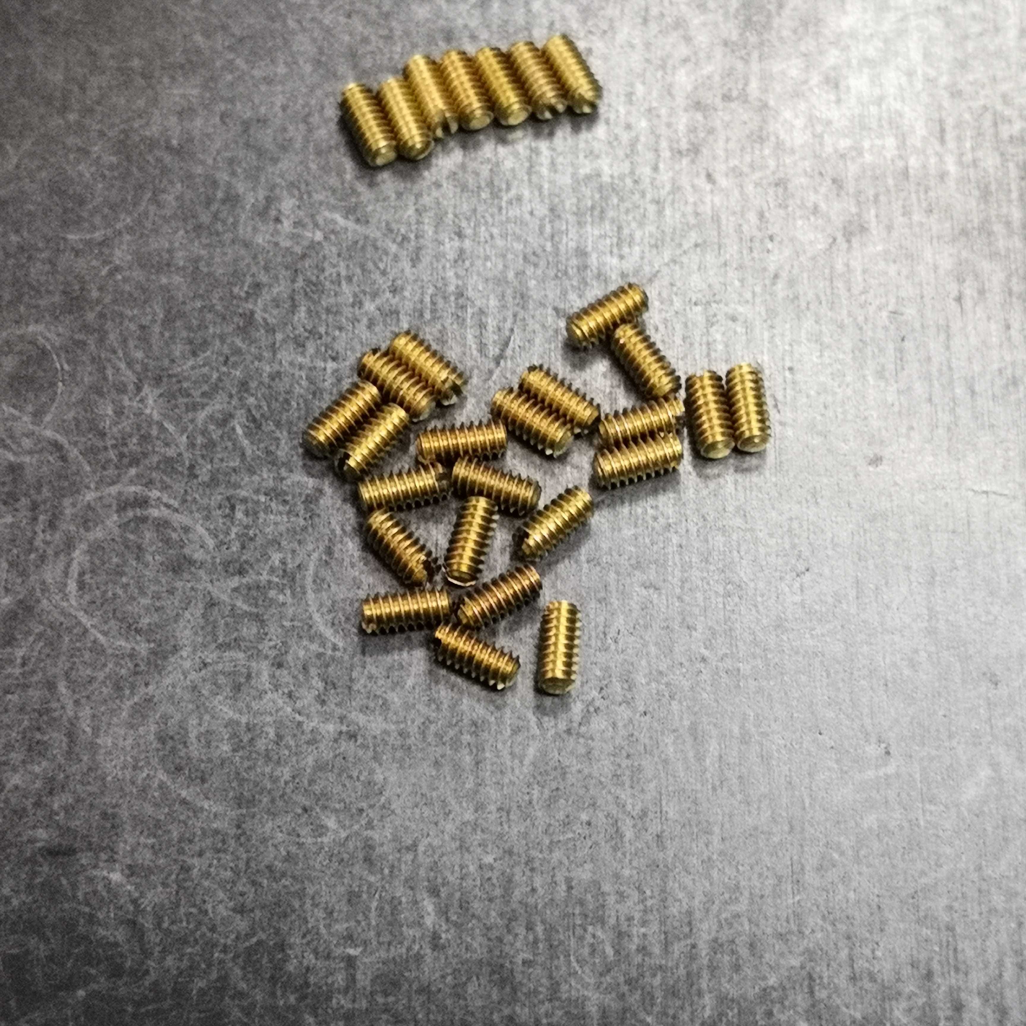 一字黄铜紧定螺钉现货
