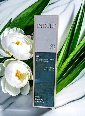 正品INDULT影度水漾洁肤啫喱深层补水清洁痘印调节水油平衡洗面奶