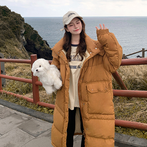 已 橘色长款羽绒2B110-3577-P285-428图片