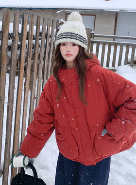 新款首发 2B110-3760-P265-K418  红色羽绒服 50绒