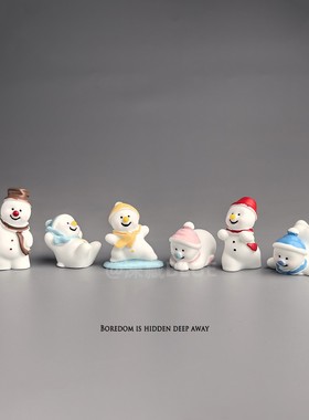 可爱圣诞雪人治愈电脑桌面