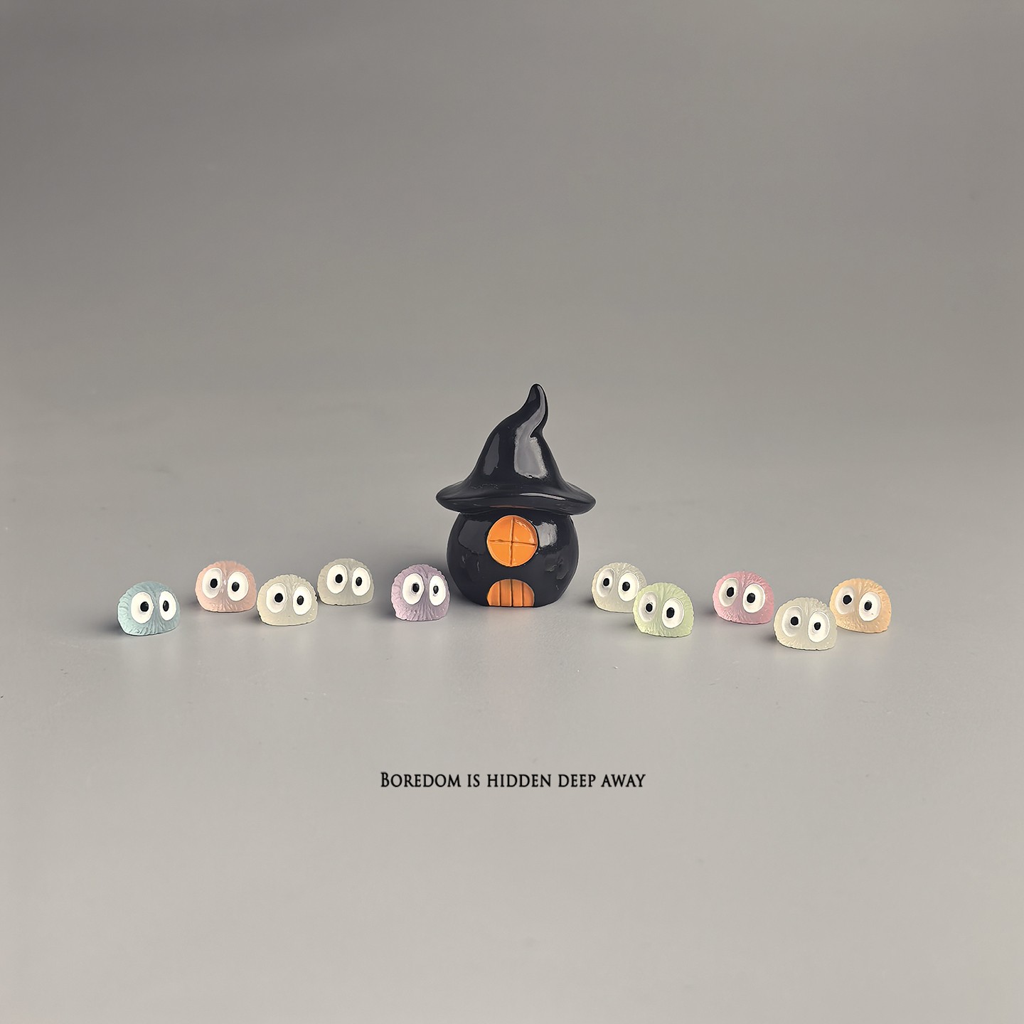 无聊了！摆一堆小精灵的魔法小屋情绪治愈桌面小摆件工位装饰礼物