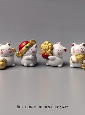 无聊了许愿招财招富贵陪你上班治愈系情绪稳定桌面装饰品解压摆件