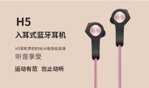 B&O beoplay H5 蓝牙高保真无线运动跑步入耳式手机通话耳机耳塞