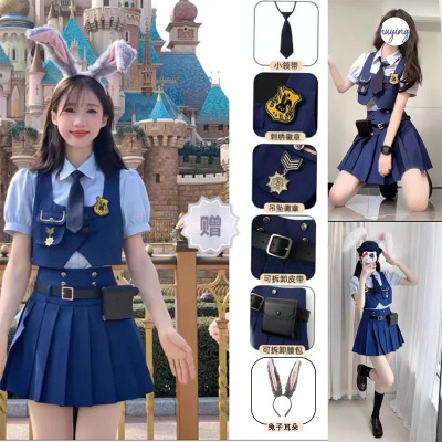 兔子警官女衣服朱迪cos士
