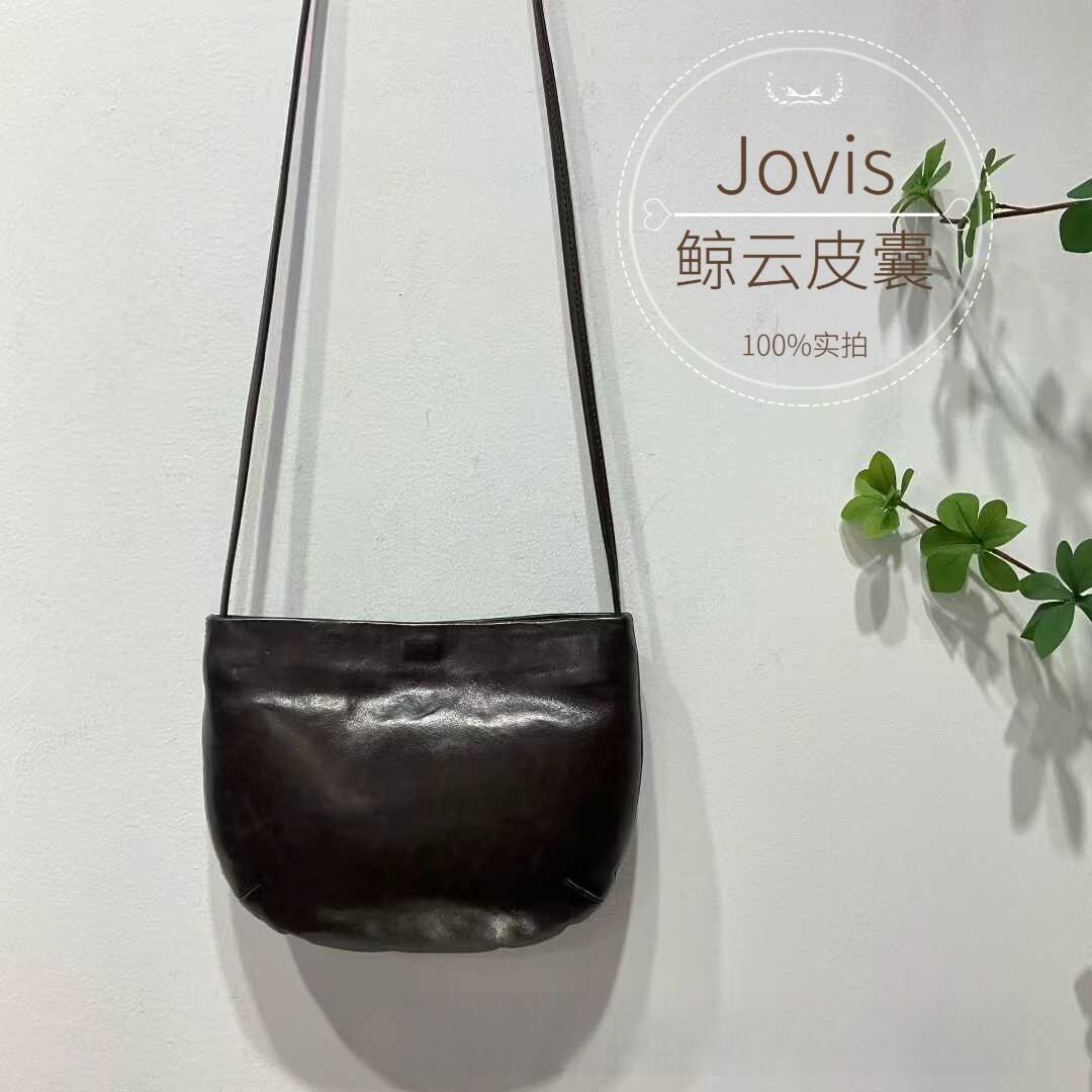 植鞣牛皮斜跨包简约头层牛皮女包