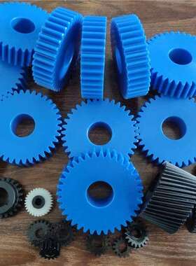 尼龙齿轮链轮非标定制白色蓝色连轴器1m1.5m2m2..5m3m4m5m6m8m