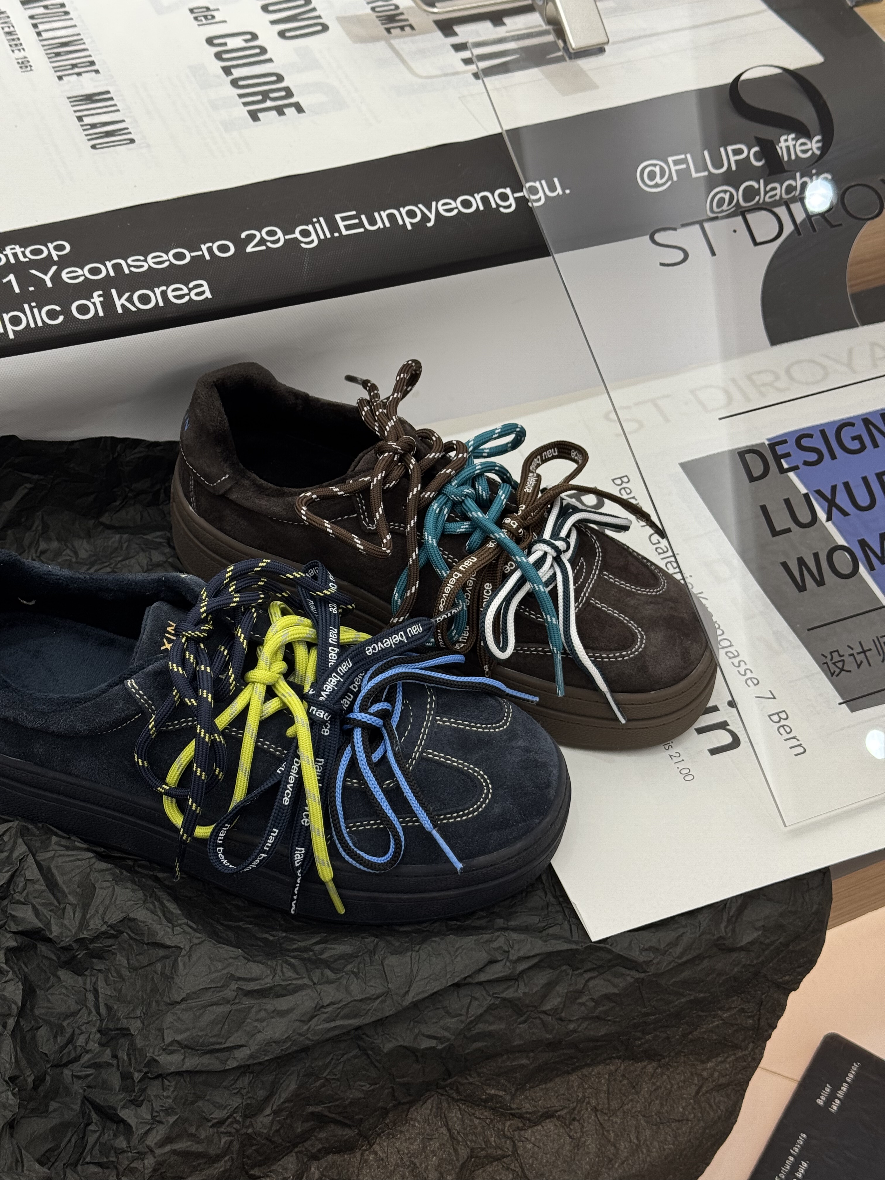 圣德俪尔德训鞋25冬季新款时尚复古绒里平底磨砂皮休闲鞋百搭女鞋