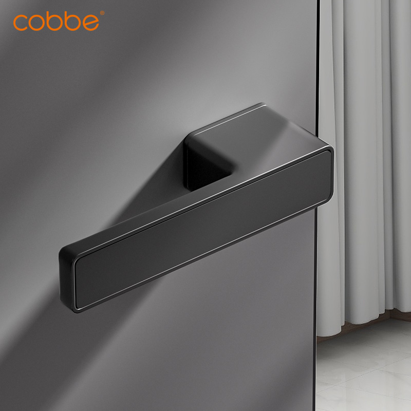 卡贝现代磁吸极简意式室内卧室房间门门锁家用静音简约锁具门把手