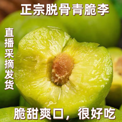 正宗脱骨青脆李新鲜应季水果