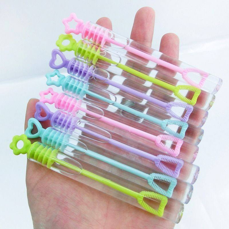 THE TEST TUBE BUBBLE IS NOT EASY TO BREAK THE BUBBLE WAND MINI BLOWS THE BUBBLE CAN NOT BURST THE BUBBLE TOY OUTDOOR PARENT-CHILD BUBBLE GUM BUBBLE LIQUID
