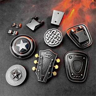 项链枪拉丝浅克呖复古旧银色DIY波洛领带配件美国唐草花纹配件