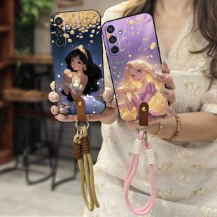 卡通Q版 适用三星M35 M356B手机壳全包边防尘双色手提女款