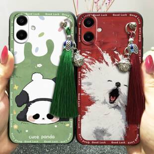 适用三星A07 复古铃铛流苏 M07手机壳卡通静雅可爱古风硅胶女款