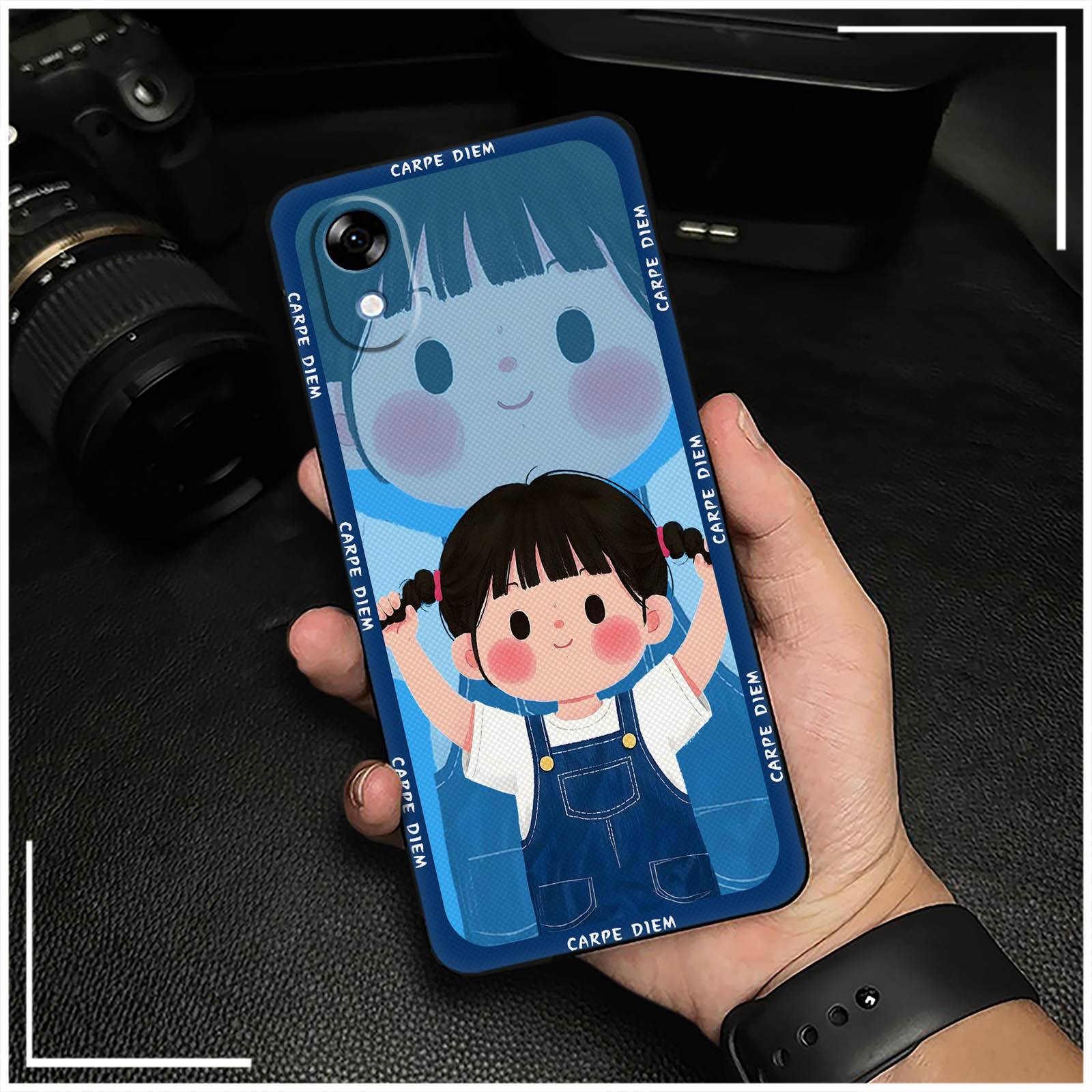适用中兴A601ZT/Kantan Smartphone5手机壳硅胶男女款新款情侣质感纯色散热趣味可爱青春个性数码潮流卡通 - 实物图