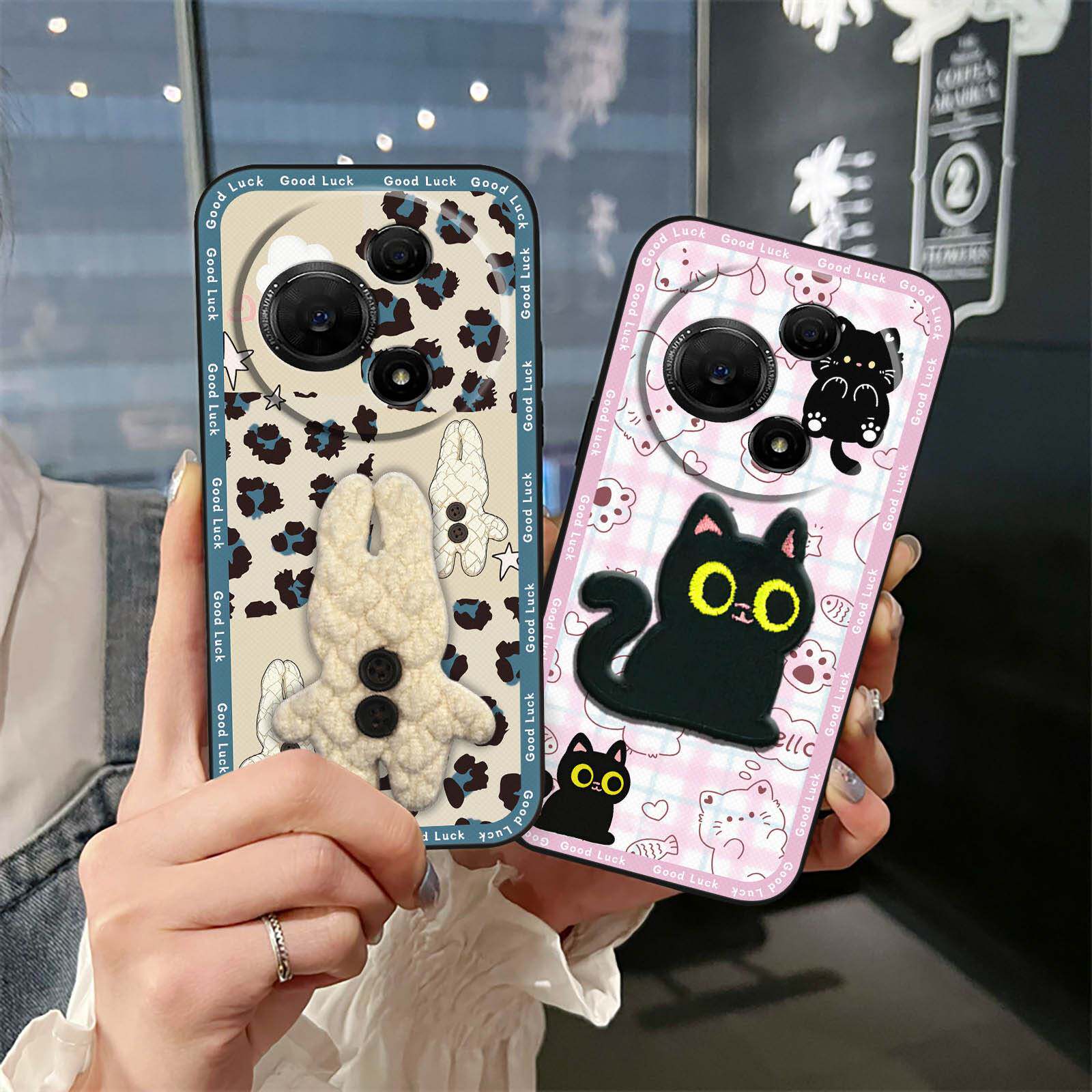 适用TCL 60 NxtPaper手机壳全包边青春趣味简约布贴潮