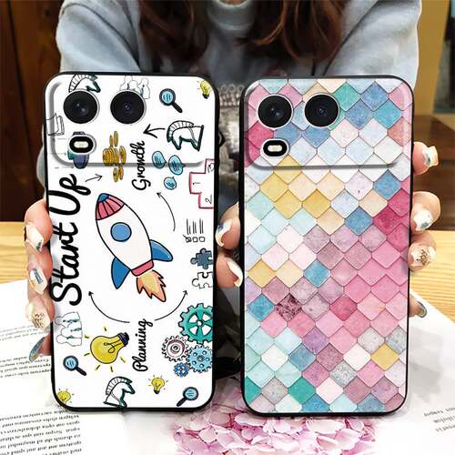 适用itel A200/A200+/A675L手机壳女动漫潮流创意搞怪纯色情侣卡通数码散热奢华简约新款红质感软壳全包边