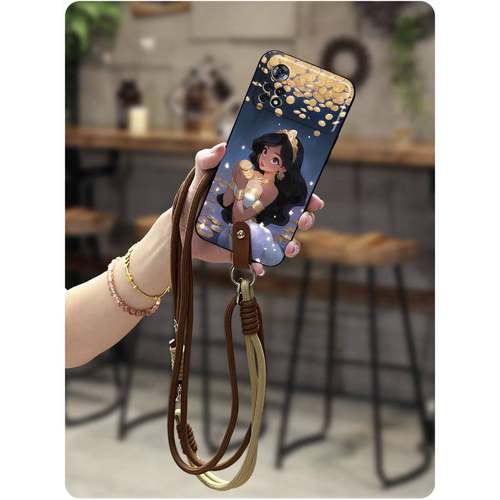 适用小米Poco X4 Pro 5G手机壳腕带可爱散热Q版潮流情侣简约斜跨