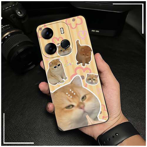 适用传音Tecno POP7 Pro/Spark Go 2023/BF7手机壳潮流软壳散热萌宠纯色硅胶创意数码防尘情侣动漫新款个性CP