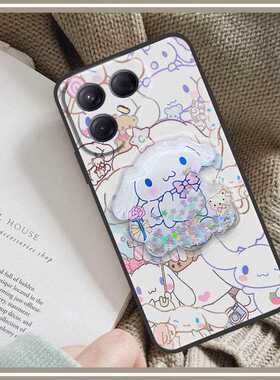 适用Tecno Pova7 5G/LJ7手机壳流沙液态情侣可爱纯色动漫青春