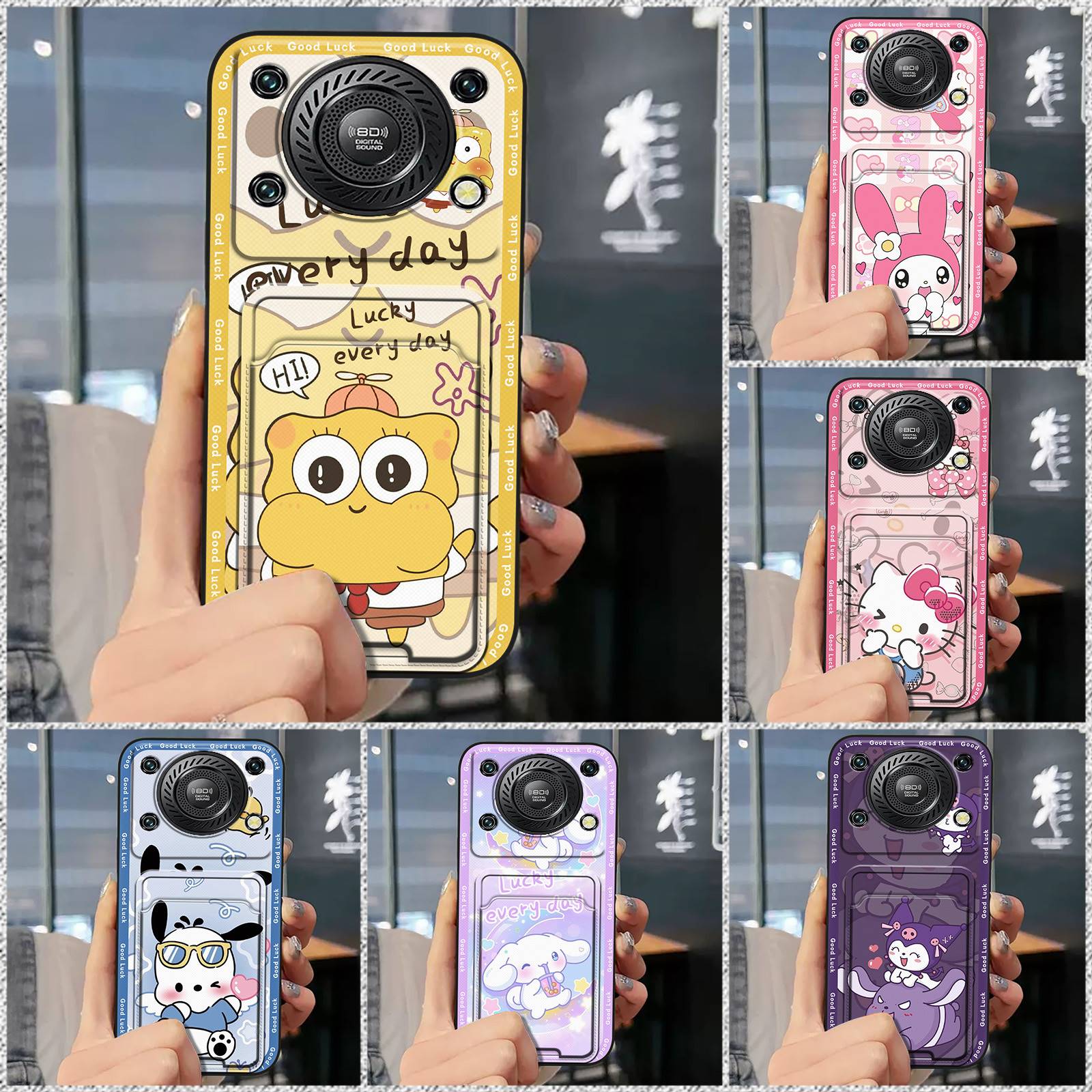 适用欧奇C60/Oukitel C60 Pro手机壳插卡硅胶涂鸦简约卡槽潮流