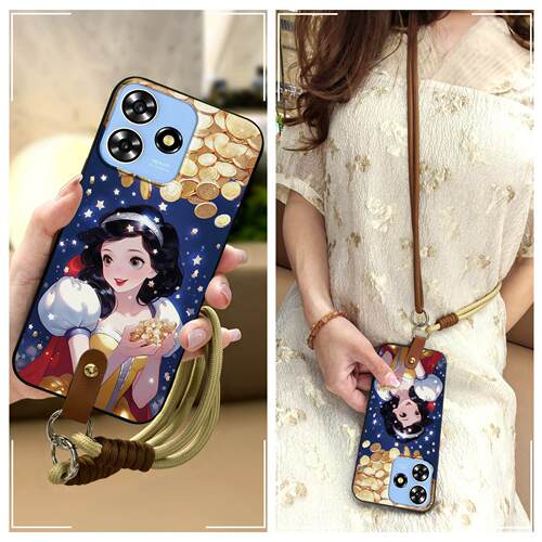 适用中兴Blade A73 4G/V50 Smart/V50 Design 4G/Axon50Lite手机壳手提新款可爱创意卡通女款硅胶青春Q版潮流
