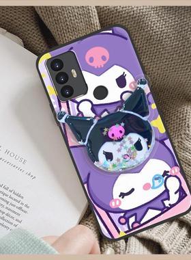 适用TCL 30SE/30E/306/305/夏普Aquos V6/V6 Plus手机壳个性支架