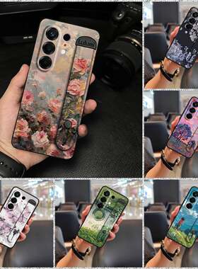 适用Tecno Camon50 Pro 4G/传音CN5c手机壳防尘软壳新款质感古韵绘画成熟男女款全包创意硅胶液态腕带情侣