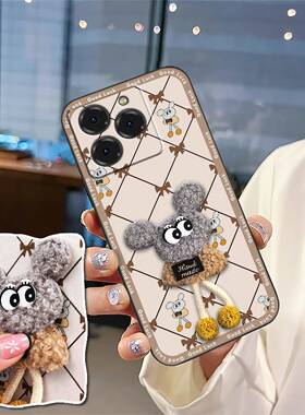 适用欧乐风Note20 Pro/魅族Note21手机壳纯色布贴全包边潮流动漫