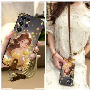适用欧奇C1/Oukitel C1 Pro手机壳挂脖女款创意防尘质感潮流青春Q版情侣卡通手提软壳全包边可爱腕带硅胶新款